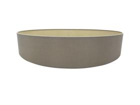 D0317  Serena 60cm Faux Silk Fabric Shade Taupe, Halo Gold